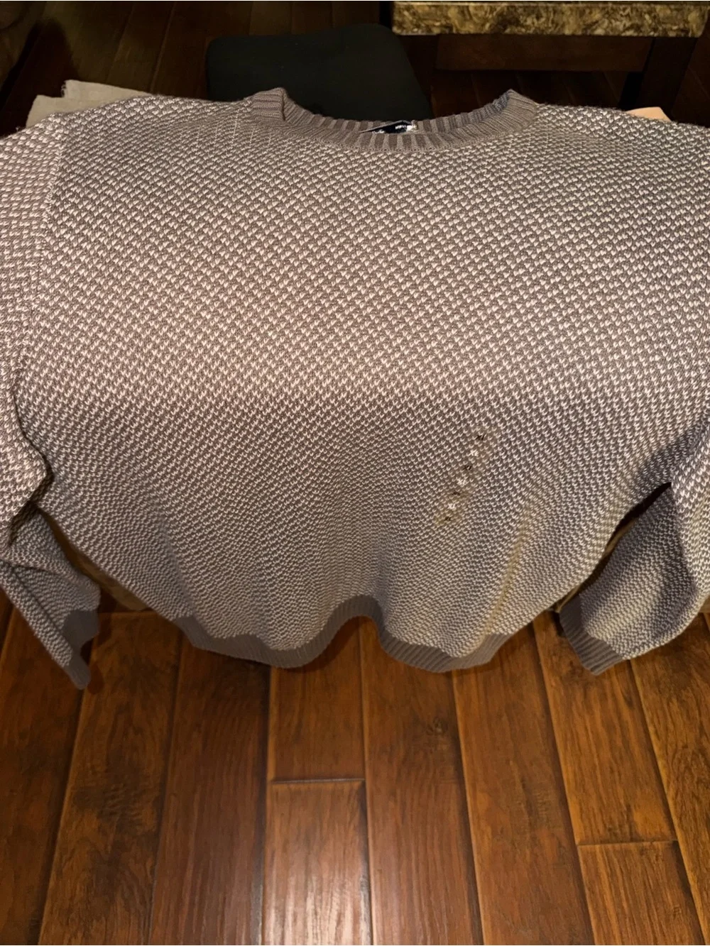Sonoma Men's Crewneck Sweater in Light Taupe